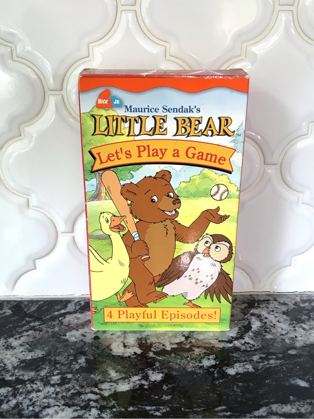 Little Bear Let’s Play A Game VHS 1999 Maurice Sendak Tape Nick Jr